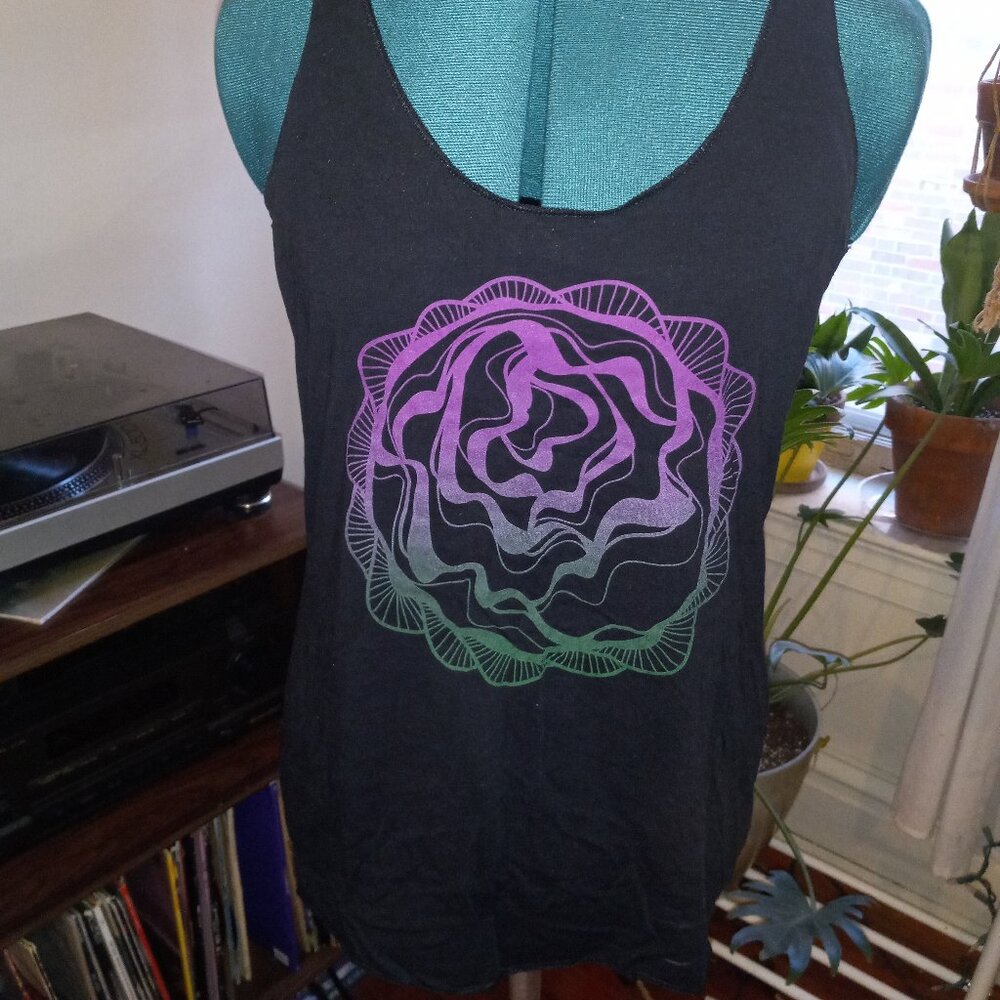 Lettuce band Racer back Tank Top